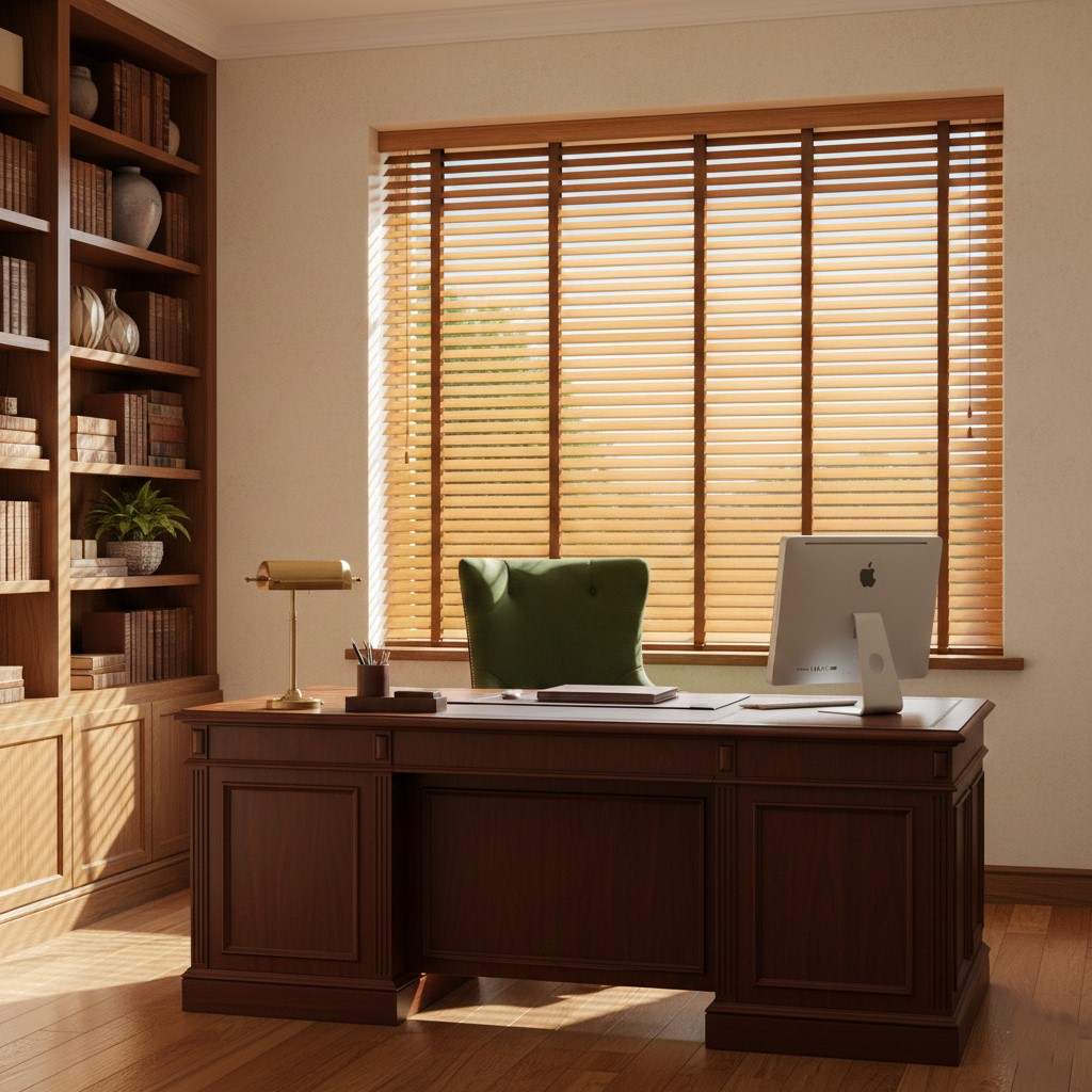 ستائر خشبية